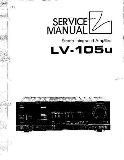Luxman LV-105U Service Manual